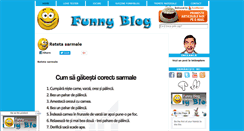 Desktop Screenshot of funnyblog.ro