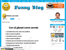 Tablet Screenshot of funnyblog.ro